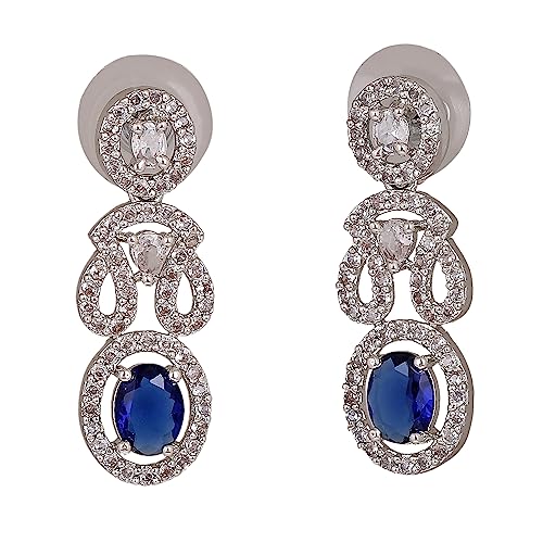 Cubic Zirconia Stone Earrings